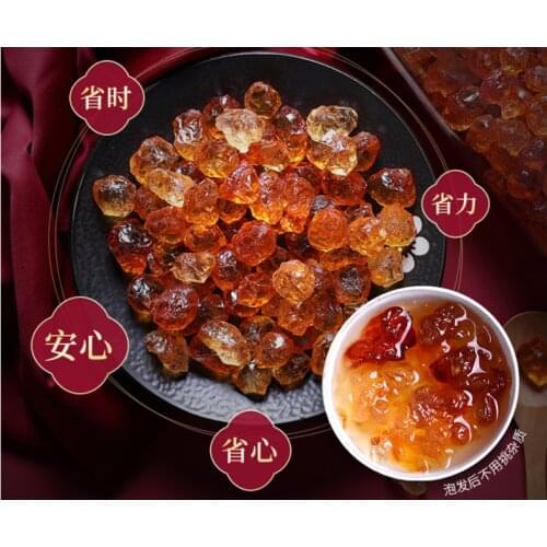 Yunnan natural large peach gum 500g, high quality no impurities, snow swallow, saponified rice