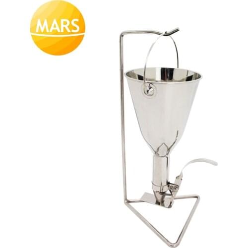 MARS Stainless Steel Pancake Batter Dispenser;Confectionery Dispenser Funnel;Stainless Steel Cake Filler;Chocolate Funnel