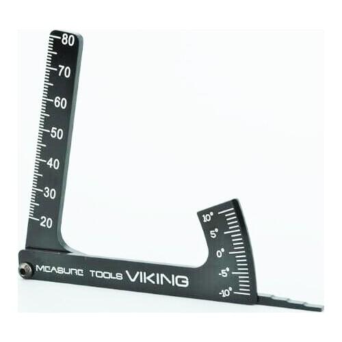RC Car Model Measurement Tool Large Scale Metal Adjusting Ruler Car Frame Height Tire Tilt Angle Adjusting Ruler