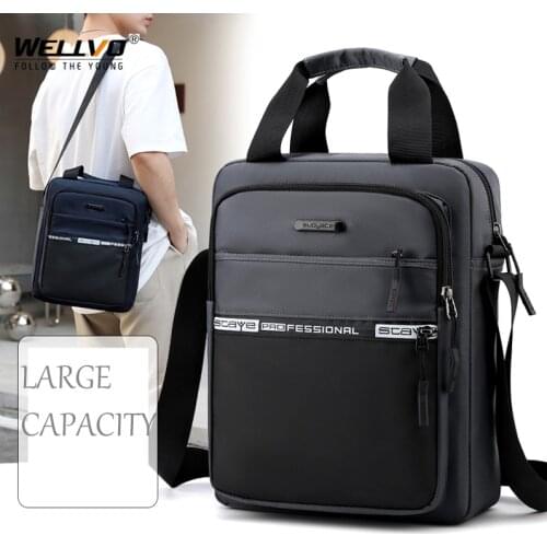 New Mens Shoulder Bag High Quality Crossbody Bag Man Messenger Bags Nylon Male Business Handbags Bolsas sacoche homme X58C
