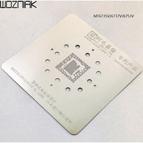 BGA reballing l stencil planted tin steel mesh MT6735V/MT6737V/MT6753VMTK CPU three types of universal
