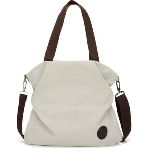 Women Corduroy Canvas Tote Ladies Casual Shoulder Bag Foldable Reusable Shopping Bags Beach Bag Female Cotton Cloth