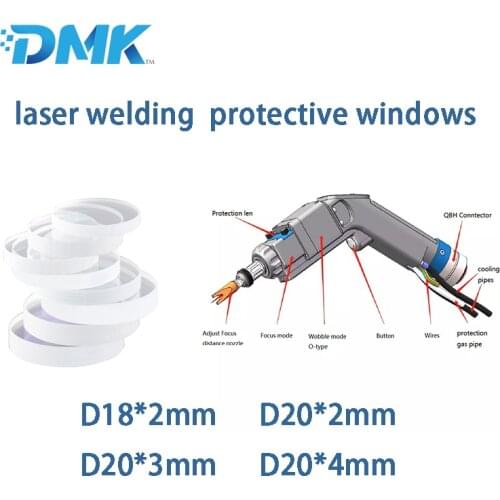 Fiber Laser Welding Protective Lens Windows Glass HSG Laser Welder Head Gun