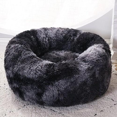 Pet litter cat and dog mat round plush winter thickening cat and dog pet small and medium