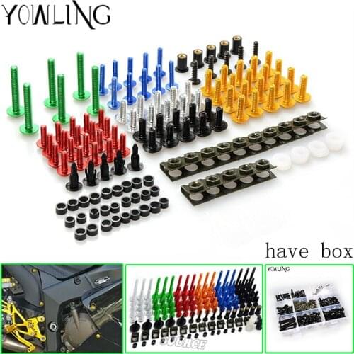 76PCS Motorcycle Fairing Bolt Screws Fastener Nut For HONDA CBR600RR CBR1000RR CBR 1000RR Fireblade 2008 2009 2010 2011 - 2014