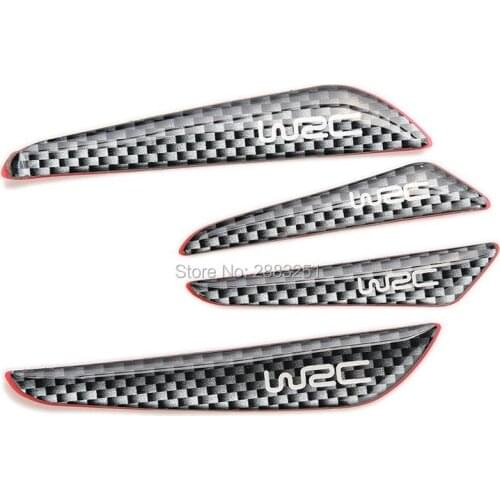 Car Styling Carbon Fiber Door Protector Door Side Edge Sticker For Skoda octavia fabia yeti rapia superb octavia a7 Accessories