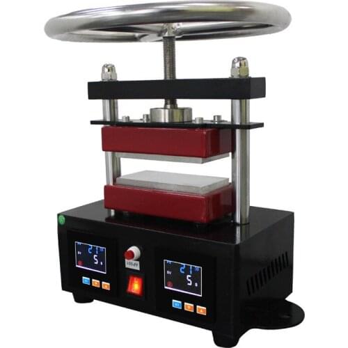 CK220 Manual Rosin Press 110V/220V/800W High Pressure Heat Exchanger Top And Bottom Plate Hot Press Rosin Extraction Tool