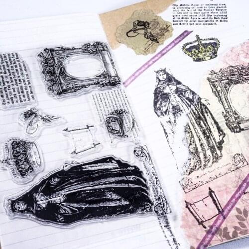 DIY Silicone Seals Transparent Clear Embossing Stamp Seal Craft Tool for Scrapbooking Album Decoration Supplies Sheet