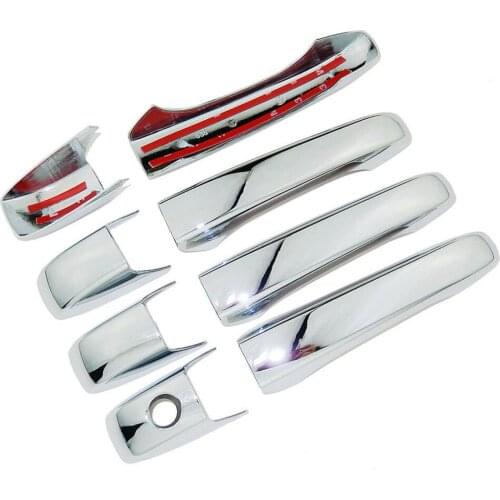 For Dodge Grand Caravan 2008-2015 ABS Car Chromium Styling Side Door Handle Cover Trim 2009 2010 2011 2012 2013 2014