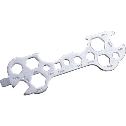 Bicycle Wrench Portable Spanner Mini Bike Repair Tools Cycling Hand Hexagon Multitool Pedal Wrench Outdoor Accessories