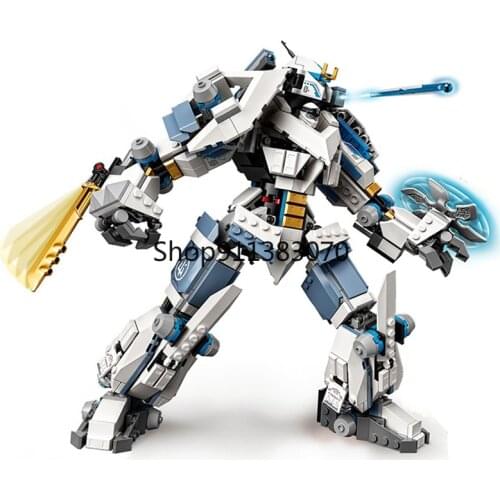 7188 Legacy Zane Titan Mech Battle TV Season 5 Compatibility 71738 Building Blocks Classic Model Sets Bricks Kids Kits 2021 New