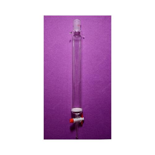 400ML,Chromatography Column,OD=45mm,Body Length 300mm,24/40,PTFE Stopcock
