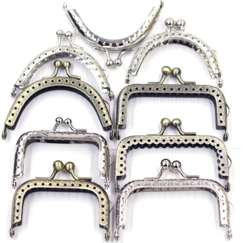 6.5cm/7.5cm Arch Rectangle Square Kiss Clasp Lock Metal Coin Purse Bag Frame DIY Craft Wallet Handbag Hardware Accessories