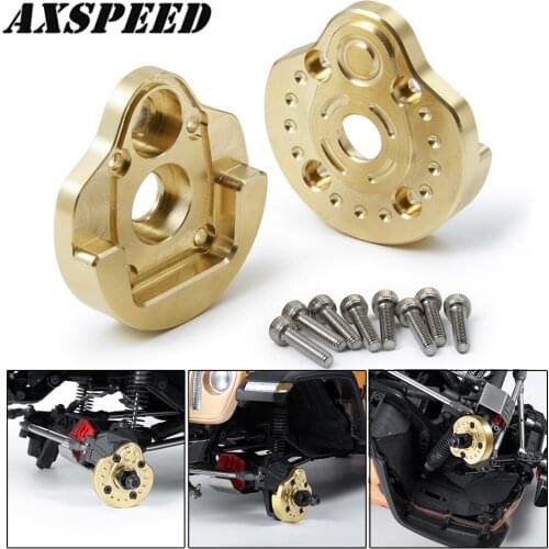 1pair Brass Portal Steering Knuckle Cup Housing for SCX10 III AXI03007 1/10 RC Crawler