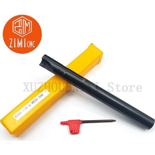 R390 C19-0.8R20-200L end mill arbor anti-vibration arbor right-angle machine tool processing CNC milling machine tools