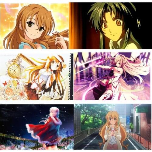 42style Choose Anime Girl Art Film Print Silk Poster for Your Home Wall Decor 24x36inch