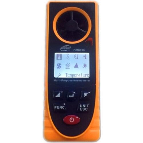 Portable Digital Multi-purpose Anemometer Barometric Humidity Altitude Temperature Dew Point Wind Chill Speed Meter