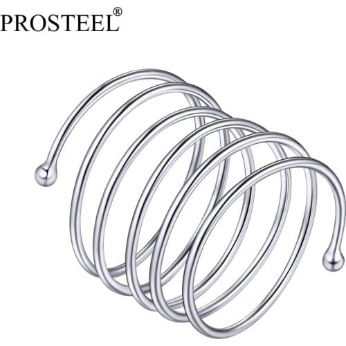 PROSTEEL Women's Silver Rings