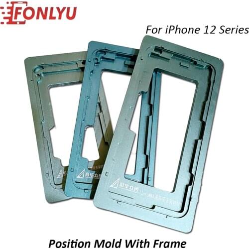 Position Mold With Frame LCD Diplay Front Glass OCA Alignment Location Mould Laminating Aligning For iPhone 12 mini 12 Pro Max