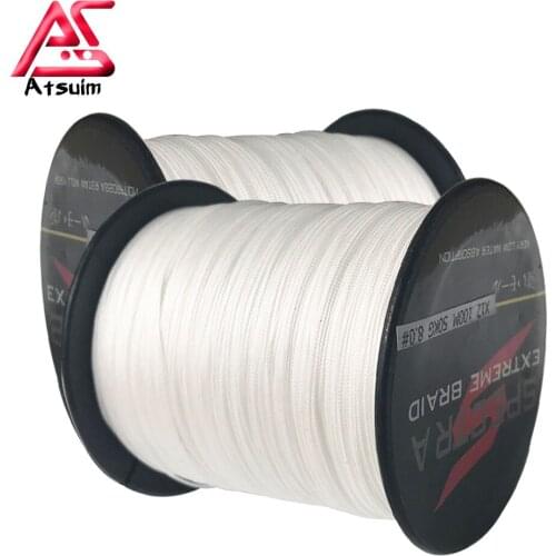 AS Super Braid PE Fishing Line 8 Strands 100M300M500M1000M Multifilament Saltwater Fishing Weave Super Power Japanese Line