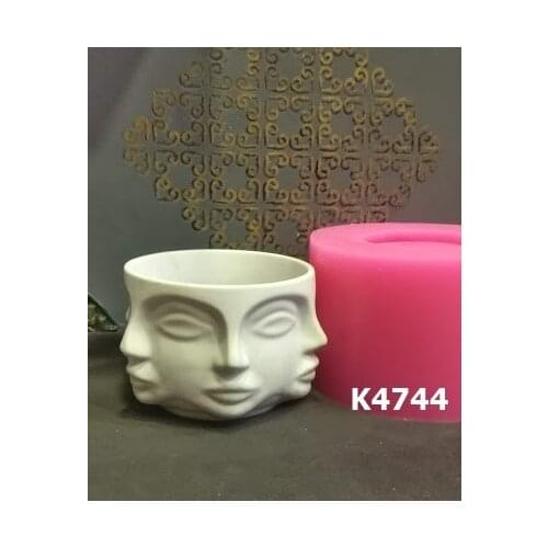 Yüz saksı silikon kalıp