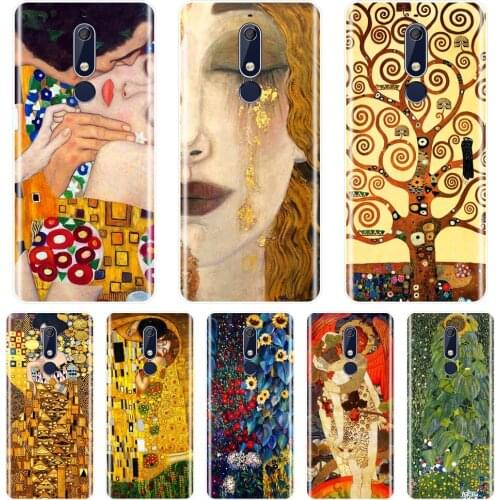 Phone Case Silicone For Nokia 7.1 6.1 5.1 3.1 2.1 Gustav Klimt The Kiss Soft Back Cover For Nokia 2.1 3.1 5.1 6.1 7.1 Plus Case