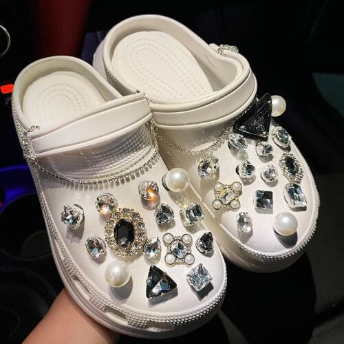 Similarfree Summer Clogs For Women 2021 New Style DIY Accessories Shoes Outdoor Beach Slippers Non-Slip Female Sandalias