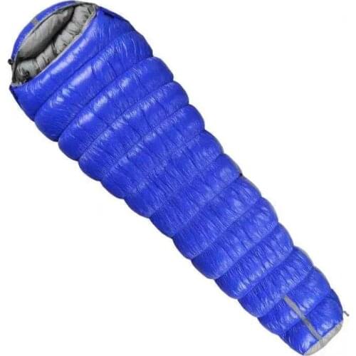 Ultralarge 225*90CM 1000G/1200G White Goose Down Filling Comfortable Ultralight Waterproof Camping Down Sleeping Bag Campeggio