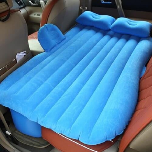 Universal Inflatable Car Mattress for Back Seat Outdoor Camping Sleep Mat Cushion Car Travel Bed with Inflatable Sofa Pillow
