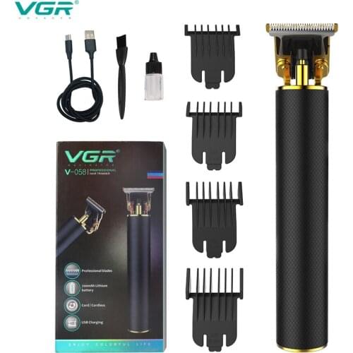 VGR V-058 Professional Electric Hair Clipper hair Cutting Machine Trimmer for men barber Electric Shaver for men Barber tools