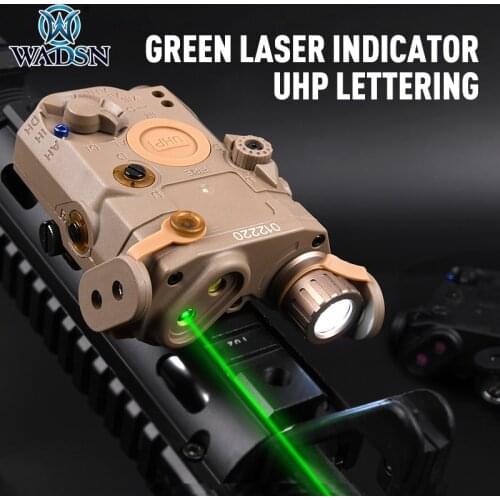 WADSN Airsoft Tactical LA-5C PEQ15 UHP Green IR Laser Sight Flashlight LED LA5 PEQ Hunting Rifle Weapon LIght For 20mm Rail