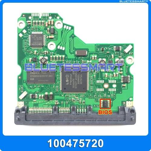 Hard drive parts PCB logic board printed circuit board 100475720 for Seagate 3.5 SATA hdd data recovery ST3250310NS ST3500320NS