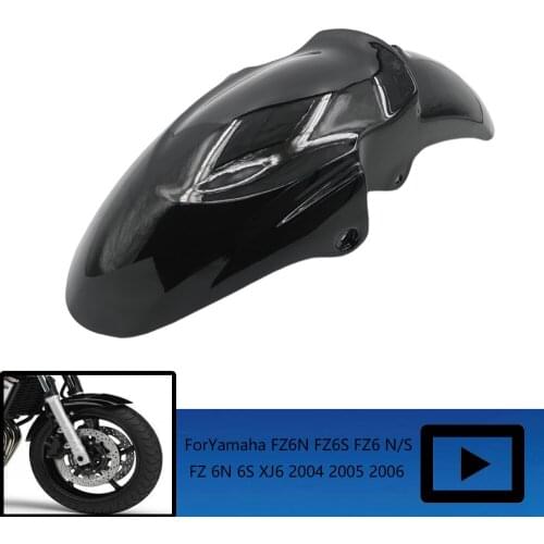 Suitable For YAMAHA FZ6N FZ6S FZ6 N / S FZ 6N 6S XJ6 2004 2005 2006 Front Wheel Fender Fairing Fender ABS Mud Cover Protector