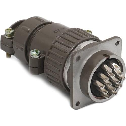 ZHQCN P32K4Q+P32J4A 7A M32 Female Plug Male Socket Terminal 14 Pin Connectors Waterproof IP67 Industrial Electrical Wire Adapter