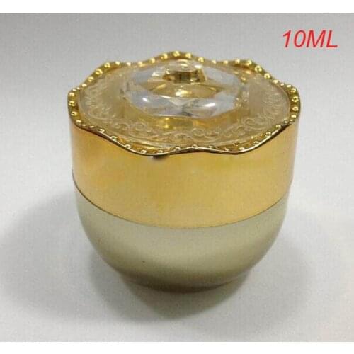 10ml gold CROWN shape cream bottlecream jar Cosmetic Jar Cosmetic Packaging cosmetic container