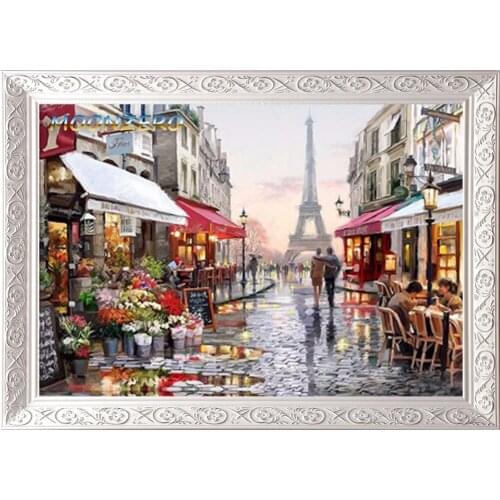 5D DIY Square Crystal Embroidery,Diamond painting,Rhinestones mosaic Eiffel Towe cross stitch kits Handicraft Hobby Wall Sticker