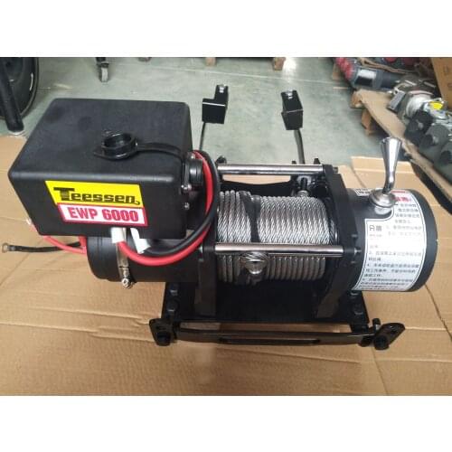 6000 lbs electric winch 12v electric hoist off-road self-rescue rice transplanter agricultural