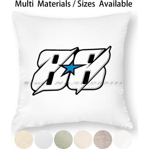88 Racing Pillow Case Throw Pillow Cover Cotton Linen Flax Moto Miguel Oliveira Race Raider 88 Gp Racing Creative Trending