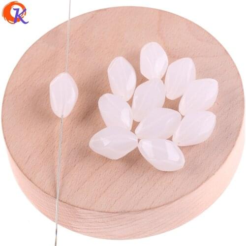 Cordial Design 340Pcs/Lot 11*20mm Acrylic Beads/Hand Made/White Lined Beads/Beads Making/Earring Findings/Jewelry Accessories