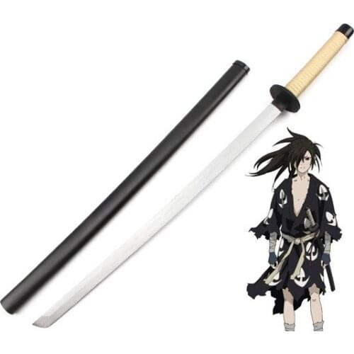 Anime Dororo Hyakkimaru Cosplay Wooden Sword Weapon Props Cosplay Prop Sword for Halloween Party Stage Performance Events