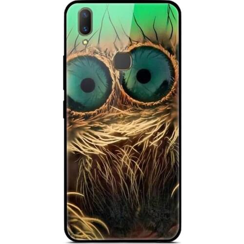 For VIVO V9 Phone Case Tempered Glass Case Phone Cover Fitness Back Bumper Series 3