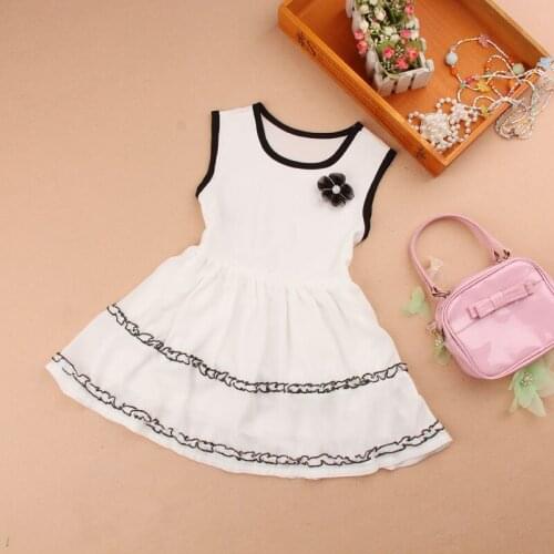 Kids dresses for girls children clothing girls dresses summer 2019 cute flower princess dress girls clothes age 1-16Y