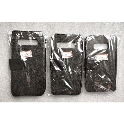 For samsung galaxy S10 / S10 Plus / S10E Blank Flip Leather sublimation case + Polyester cloth can printable 5pcs/lot