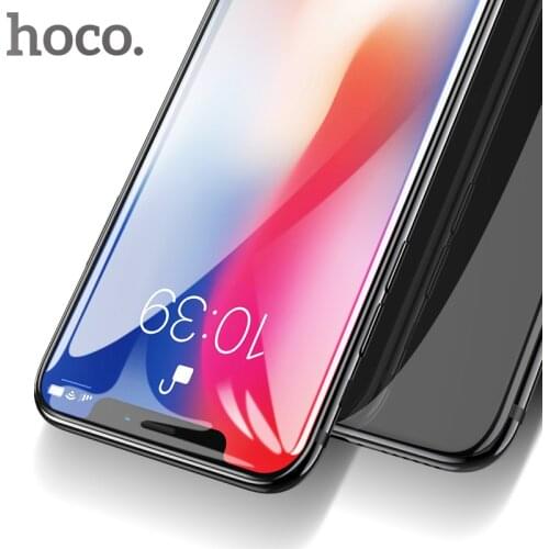 HOCO for iPhone 7 8 PLUS 3D HD tempered glass protector protective glass full cover for iPhone X touch screen protection film