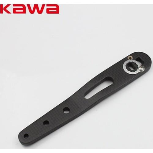 Kawa New Design Fishing Rocker, For Drum Wheel, High Carbon, Double Holes Fishing Reel Handle for Abu and Daiwa Baitcasting