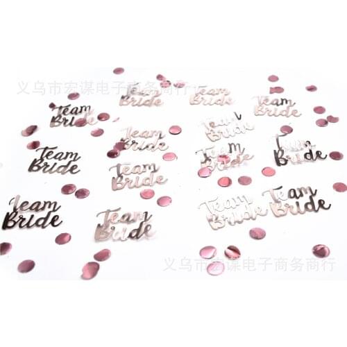 Team bride/Rose Gold/The decoration of the wedding party/15 grams Sequins PVC Flat for DIY Card Making Craft Color Collection