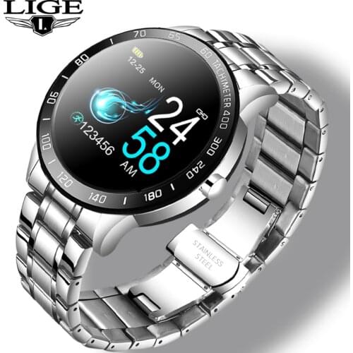 LIGE Smart Watch Men IP68 Waterproof Sport Watch Call reminder Alarm reminder Heart Rate Smartwatch For Huawei Xiaomi IOS Phone