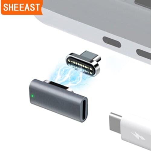 Magnetic Thunderbolt 3 USB C Adapter 24Pins Type C Connector PD 100W Fast Charging 40Gbp/s Converter for iPad MacBook Pro Switch