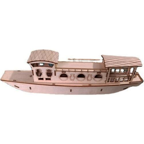 Wooden South Lake Cruise Ship Static Assembly of Small and Medium Subjects General Ship Model DIY Ship Model Kit