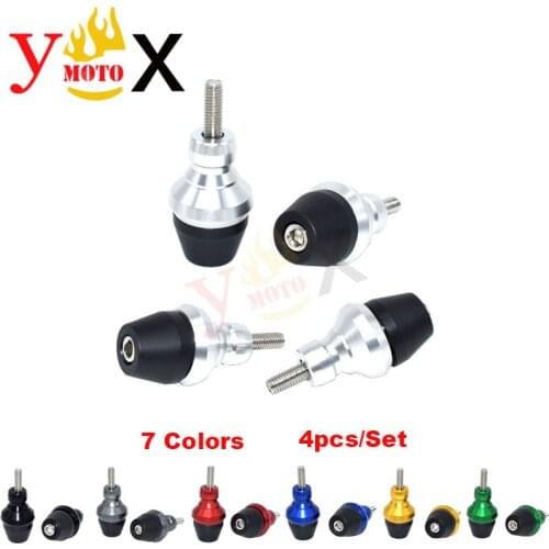 Motorcycle M6 Front Fender Frame Crash Slider Screw Bolt Fork Protection Decal For DUCATI MONSTER 696 796 821 1100 1200